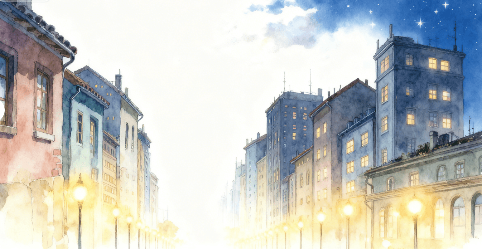 出国工作 · Work Abroad 手绘插画